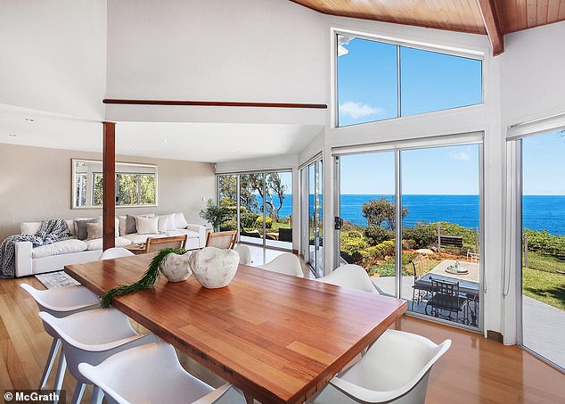 Mr. Albanese's new five-bedroom home offers views of the Pacific Ocean from almost every room