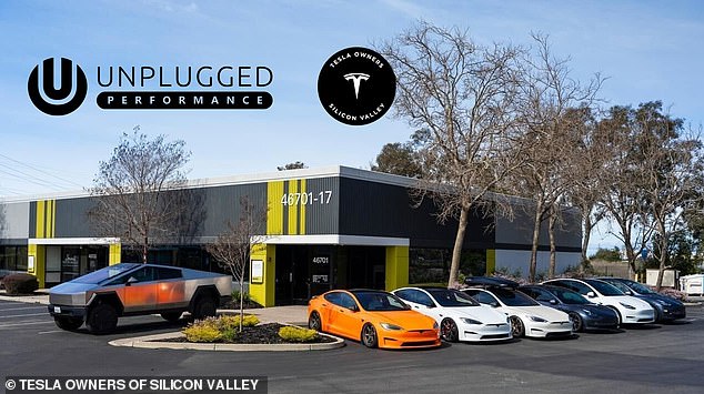 There is only one Tesla modification shop in the state: Unplugged Performance in Hawthorne