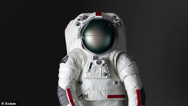 The suit, which will be worn by the next humans to walk on the moon's surface, will withstand extreme temperatures at the moon's south pole and the coldest temperatures in permanently shaded areas.