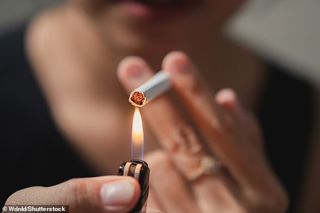 From lung cancer to heart disease and chronic bronchitis, the deadly consequences of cigarette smoking are rightly well documented (file photo)