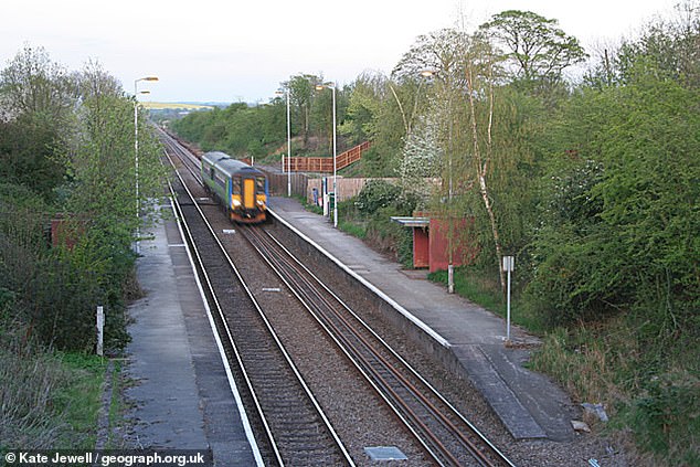 Elton and Orston station, pictured above, in Nottinghamshire, is the second least used train station in Britain, with just 56 visitors a year