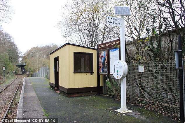 Coombe Junction Halt in Cornwall is Britain's fourth least used station, with just 120 passengers per year