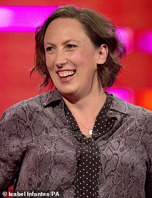 Newlywed: Comedian Miranda Hart got married for the first time at the age of 51