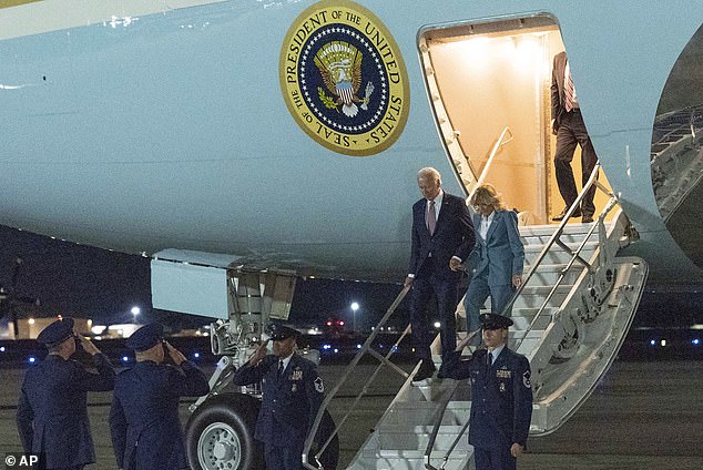 Jill Biden made her final campaign stop in Philadelphia and took a ride back to the White House with President Joe Biden on Air Force One