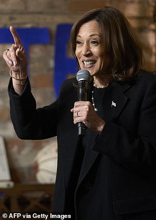 Vice President Kamala Harris October 15 in Michigan