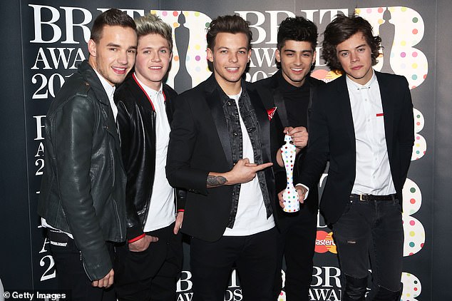 As Hollywood mourns the musician, DailyMail.com looks back at his life and career; (L-R) Liam pictured with One Direction members Niall Horan, Louis Tomlinson, Zayn Malik and Harry Styles in 2013