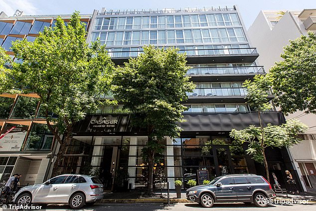 Pictured: the CasaSur Palermo Hotel in Buenos Aires, where Payne died