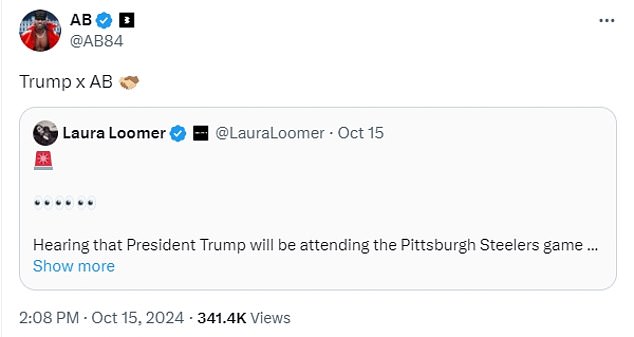 1729131032 40 Trump will attend Steelers Jets game on Sunday but will