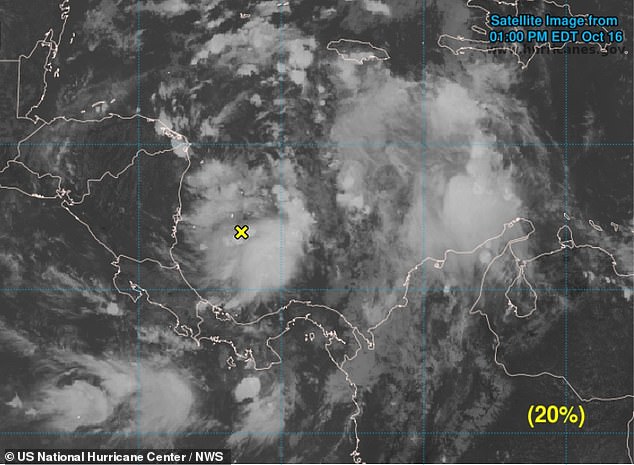 “The system (yellow other than Hurricane Helene