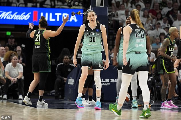 Breanna Stewart had a late-game explosion in Game 3 of the WNBA Finals on Wednesday