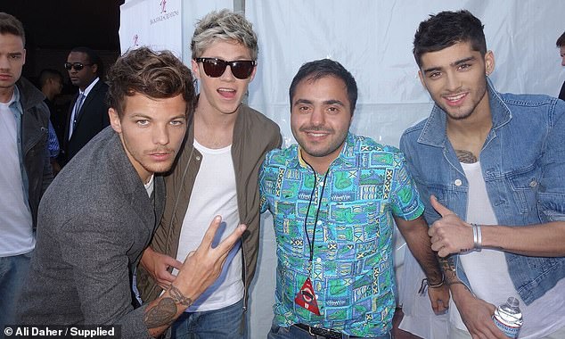 In 2013, I traveled to Los Angeles for the Teen Choice Awards, where I finally met the boys. I got my photo and chatted with Zayn, Niall and Louis, but Liam (far left) was whisked away by security before I could even say hello. It stung, but I brushed it aside, hoping that I would get more opportunities