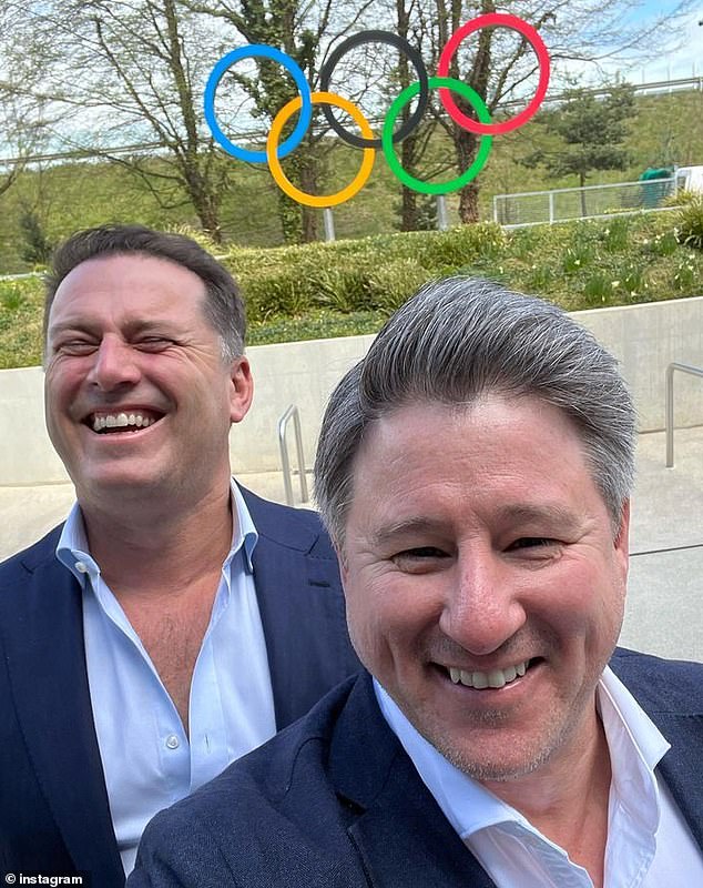 The outgoing director - pictured at the Paris Olympics with Today presenter Karl Stefanovic - has come under fire this year for a series of 'tone deaf' decisions