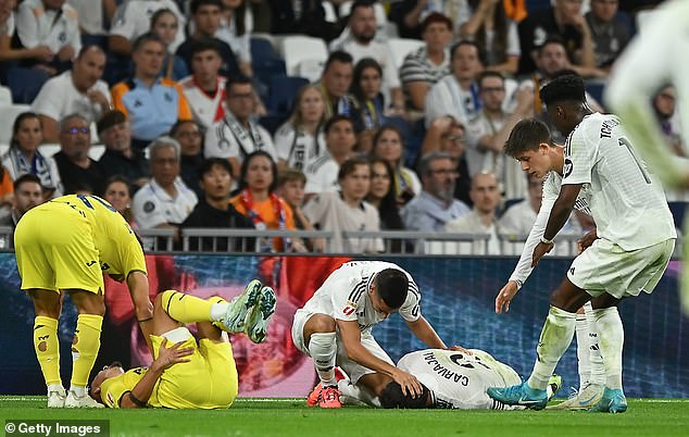 The Spaniard suffered a season-ending knee injury in Madrid's last match before the international break