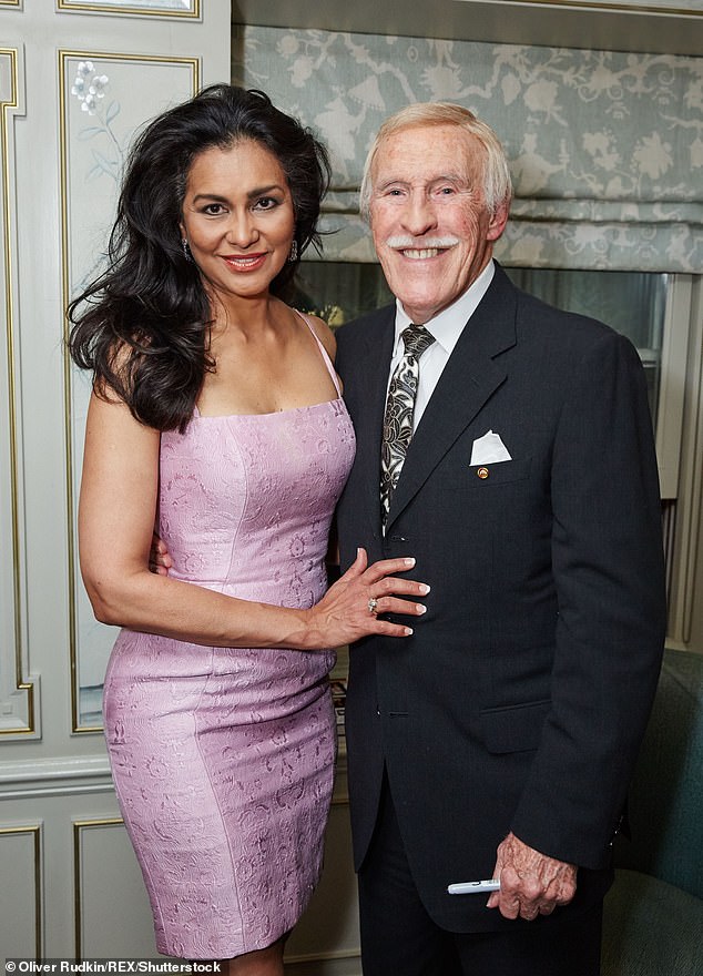 The former Miss World star previously ruled out taking part in Strictly Come Dancing while her husband was still alive (photo Wilnelia and Bruce in 2015)