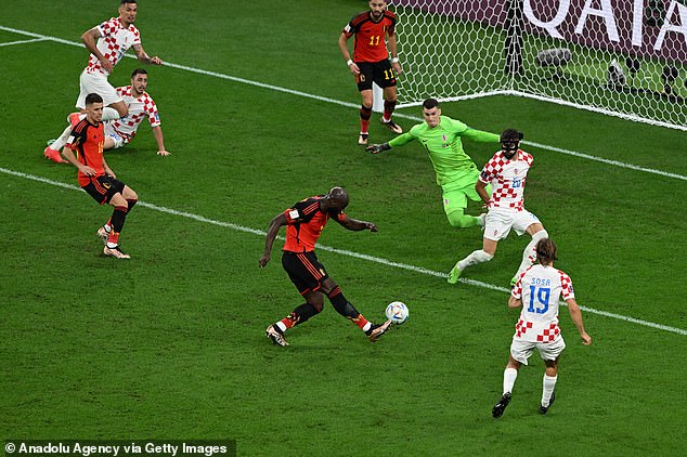 The attacker missed three big chances as Belgium crashed out of the tournament