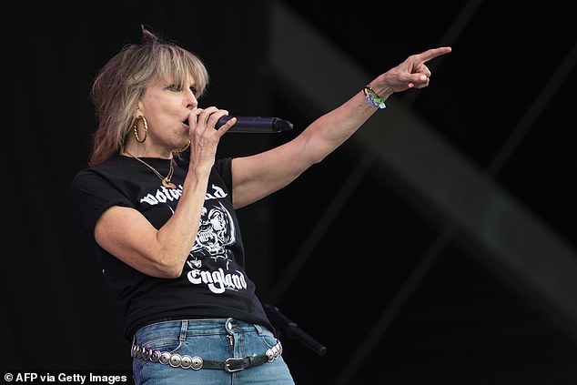 Chrissie (pictured in 2017) – who performs with bandmates Martin Chambers, Nick Wilkinson, James Walbourne, Eric Heywood and Carwyn Ellis – told fans not to feel 'offended' if they were 'requested' to move