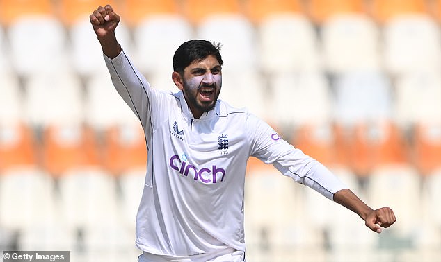 Shoaib Bashir took four wickets in the second innings, including three before lunch