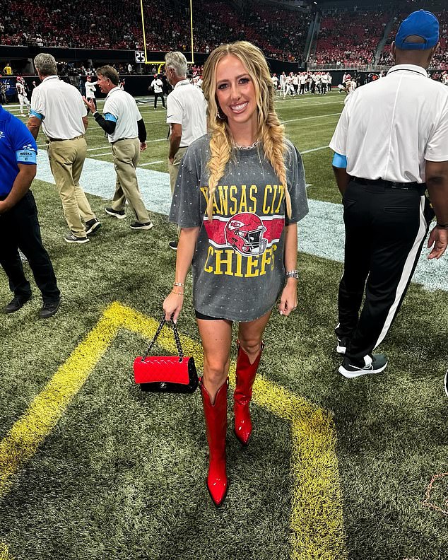 Donald Trump is a big fan of Patrick Mahomes' wife Brittany, who has liked his platform online