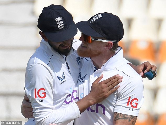 Ben Stokes backed his spinner, who picked up four wickets to make England their target