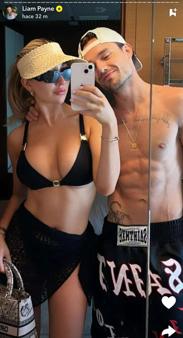 Liam Payne shared a terrifying final post on social media with his girlfriend just minutes before he died aged 31