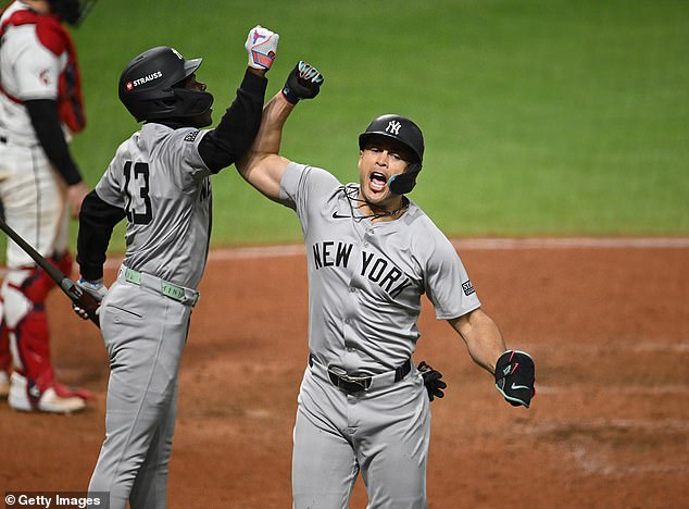 Giancarlo Stanton responded in kind the next at bat to take the lead for New York