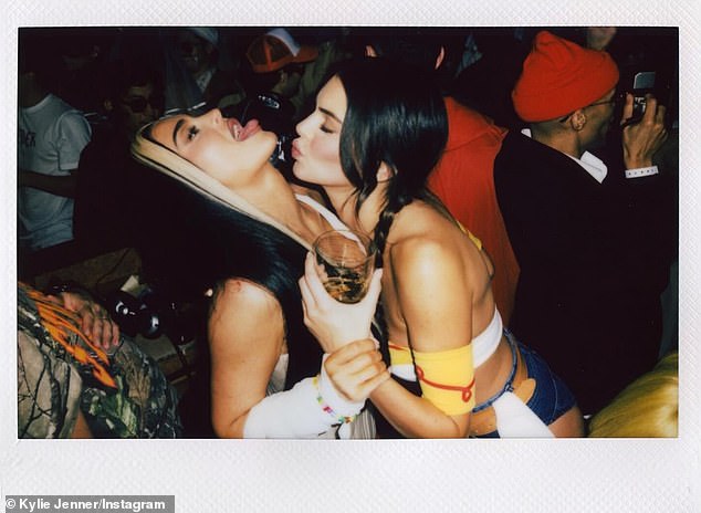 The Sprinter founder also uploaded a throwback Halloween photo with sister Kendall Jenner