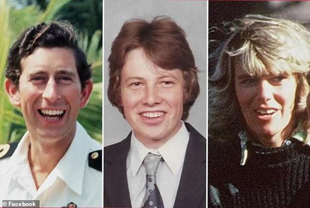 Mr Dorante-Day (centre) regularly posts images comparing photos of himself with members of the British Royal Family - in this case the King (left) and Camilla (right)