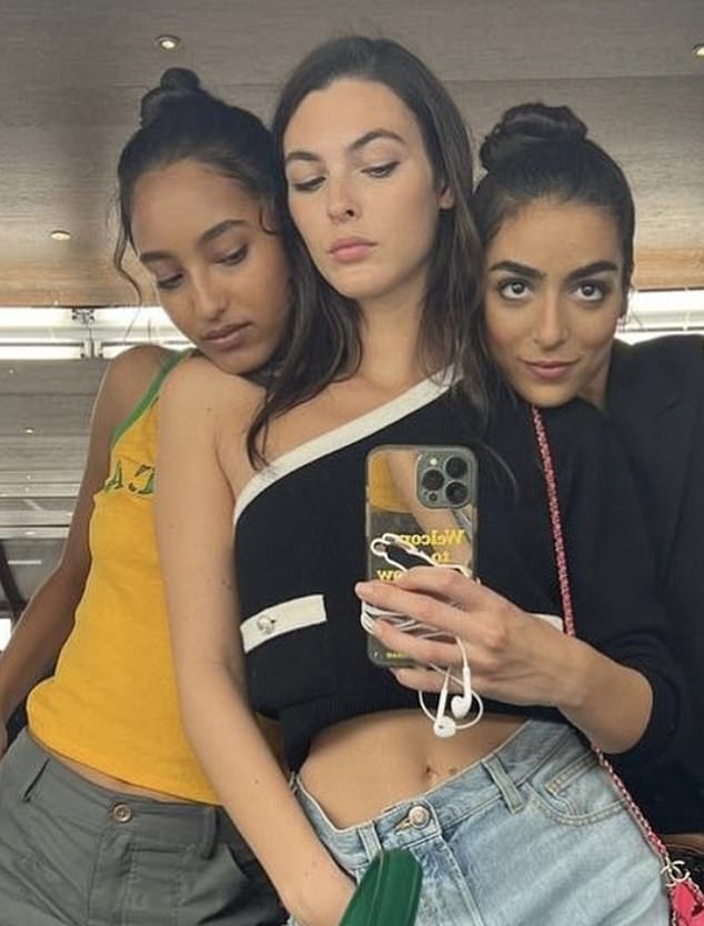 Mona and Vittoria often post each other on Instagram as they travel the world together as models