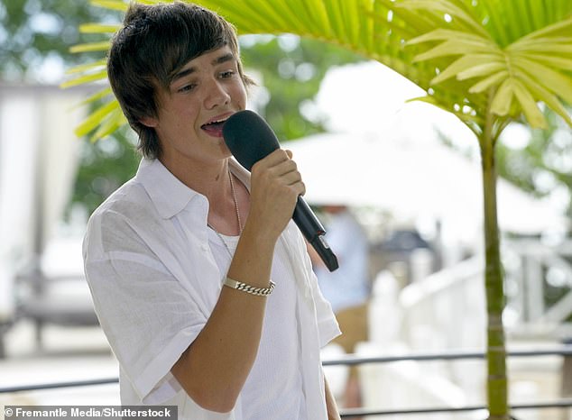 Liam performing on X Factor in 2008 - he was eliminated from Judge's Houses before returning two years later