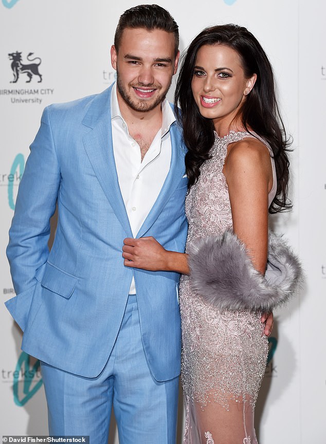 Liam's ex Sophia Smith also remained silent about the singer's death, despite knowing the star since they were both at school (pictured April 2015)