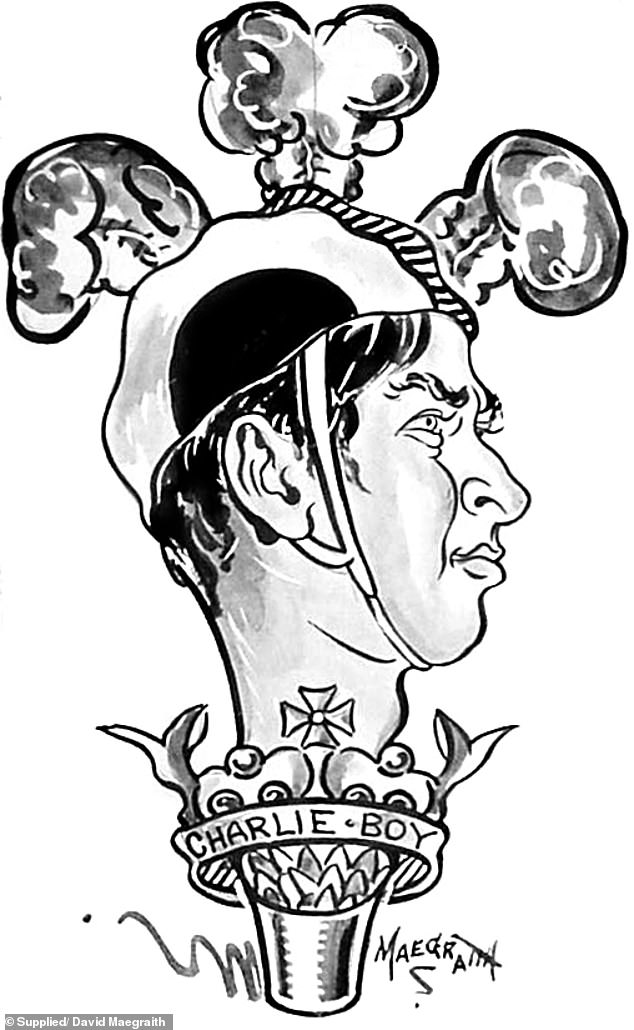 Kerwin Maegraith's joke cartoon about Prince Charles' 'coronation' wearing a surf lifesaver patrol cap