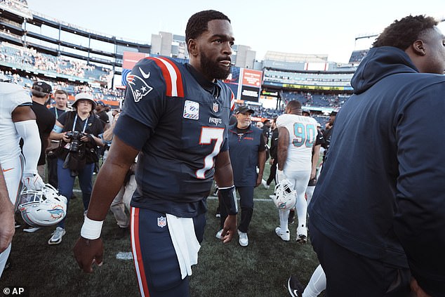 Maye got the starting nod after Jacoby Brissett got off to an unimpressive start