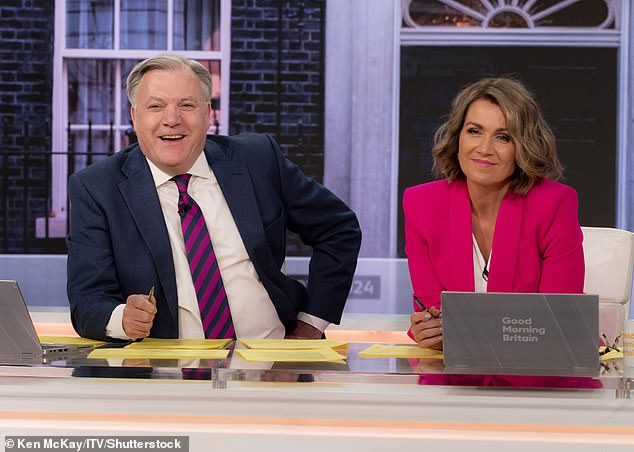 GMB's main presenter Susanna Reid, who launched the show more than a decade ago, is said to 'adore' co-host Balls