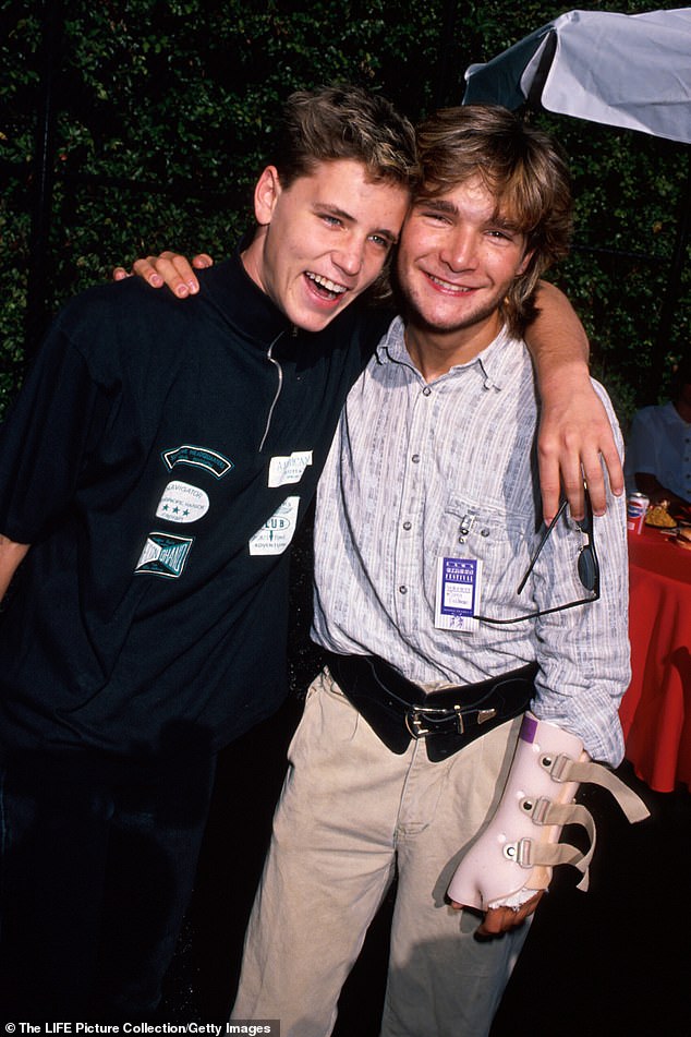 Feldman has spent years advocating for the protection of child actors from what he believes is a systemic pedophilia problem in Hollywood – he has claimed that both he and fellow child star Corey Haim (pictured 1980s) were raped as child stars