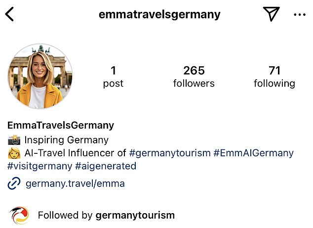 Germany's National Tourist Board launched a digital campaign introducing Emma, ​​a perfectly curated AI designed to promote the country's top destinations on social media – but there was a backlash after just one post