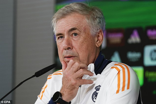 Meanwhile, Real Madrid manager Carlo Ancelotti confirmed he had not been approached