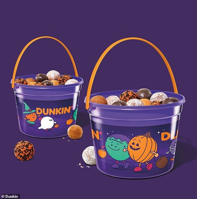 Dunkin' customers can purchase them now through October 31, and while prices vary from store to store, several shoppers weren't happy to spend as much as $16.99 for the bucket.