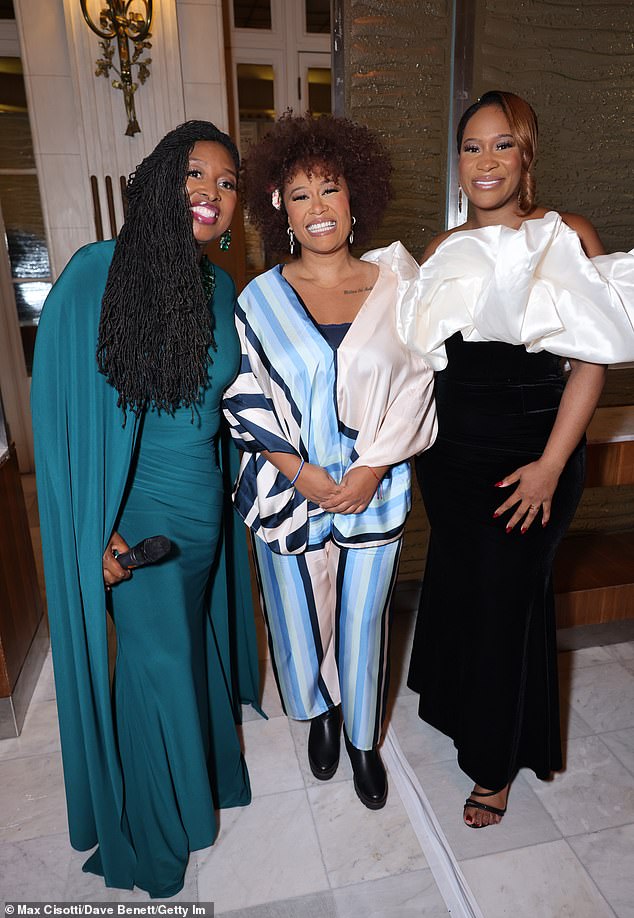 Dawn Butler MP, Emeli Sande and Leanne smiled together for a photo