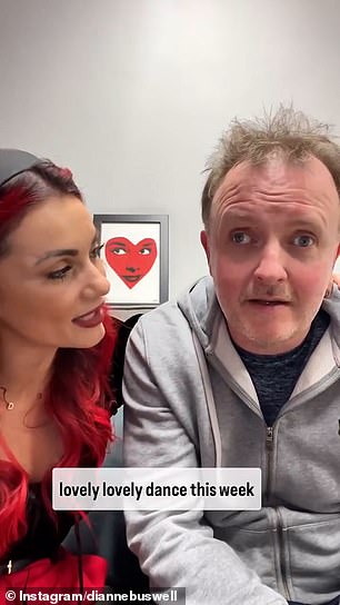 Chris recently revealed the secret signal he gives his partner Dianne Buswell during the Strictly Come Dancing live shows on Instagram