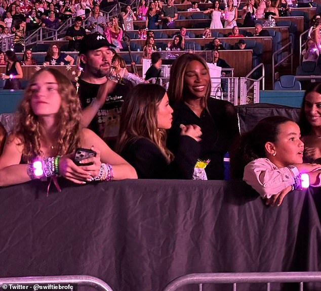 Tennis icon Serena Williams also made an appearance at the show which took place in Miami, Florida