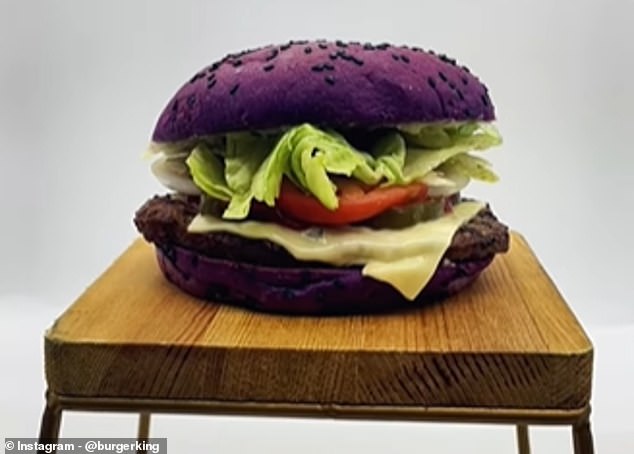 A standard Wednesday Whopper, without additional toppings, contains about 820 calories