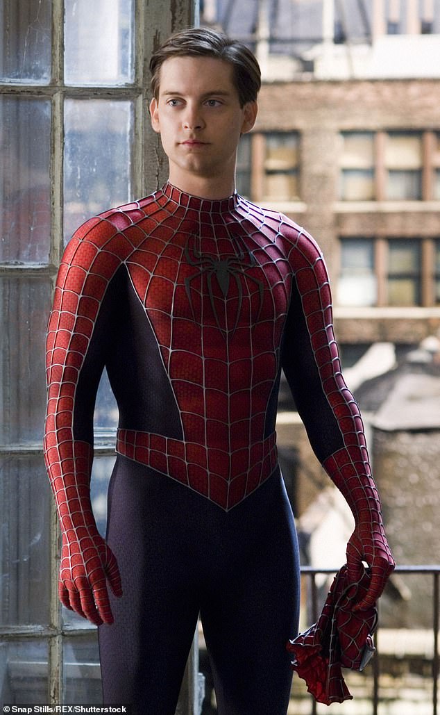 Maguire first played the role of Spider-Man in the 2002 film directed by Sam Raimi. He later reprized the role in multiple sequels; depicted in 2007's Spider-Man 3