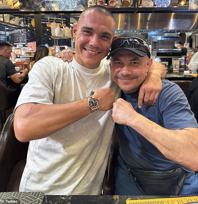 Australian boxing legend Kostya Tszyu has flown from Russia to see his eldest son live for the first time since the 29-year-old's professional debut in Sydney in 2016