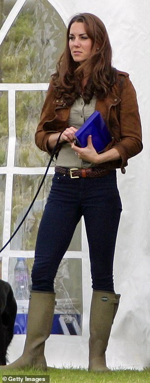 In the early years of her marriage, Kate often wore her slim-fit J. Brand 811 jeans