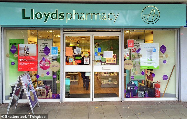 Boots has closed branches en masse in recent months, while LloydsPharmacy has closed its doors completely. Pictured: A former LloydsPharmacy store in Bracknell, Berkshire