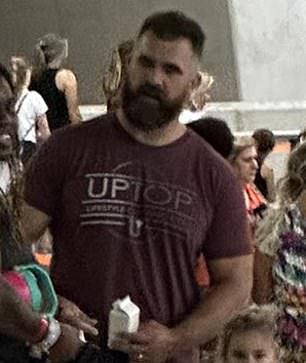 Jason Kelce arrives at Taylor Swift's concert in Miami