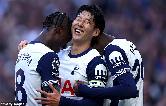 Son claimed Tottenham's fourth spot on the break, isolating Todibo, rounding him with ease and beating Areola at his near post