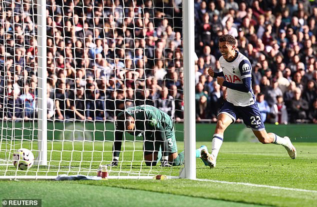 West Ham keeper Alphonse Areola (left) made four saves, but also conceded four goals