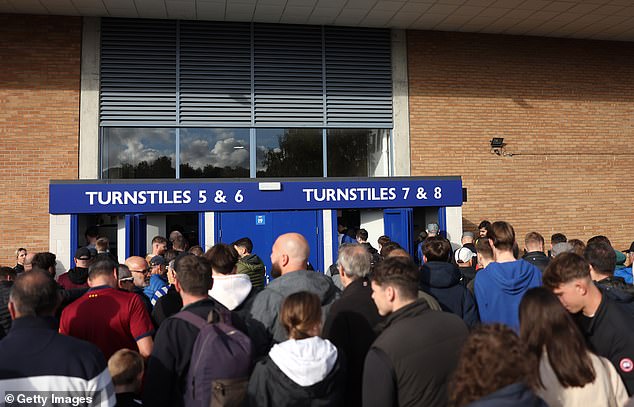 Fans imagined themselves waiting outside Portman Road, where kick-off had to be postponed