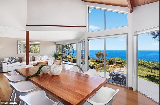 Mr Albanese's new five-bedroom home has stunning views of the Pacific Ocean and is just down the road from Copacabana Beach